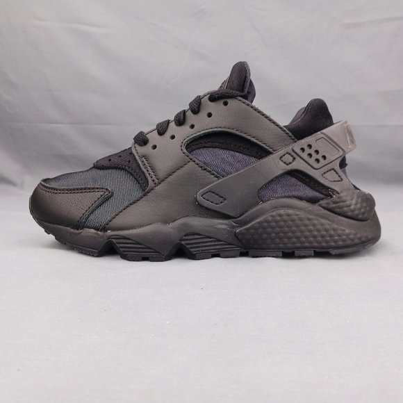 Nike Air Huarache Women's Running Shoes Triple Black DH4439 001 Sizes 6-7 - Picture 6 of 8